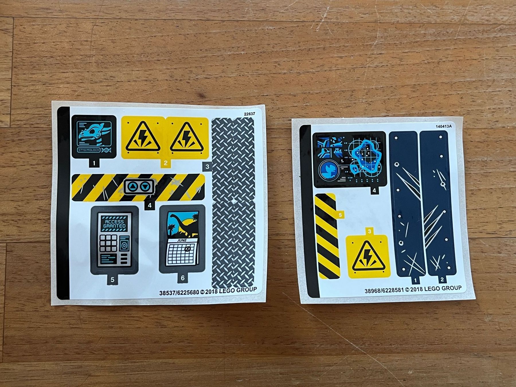 Lego Giocattoli: LEGO Jurassic World Sticker Set – Usato da Winterthur venduto da Wusa01