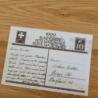 Carte Fête National Bundesfeier Karte 1929