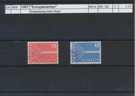 1957 "Europamarken". gestempelt