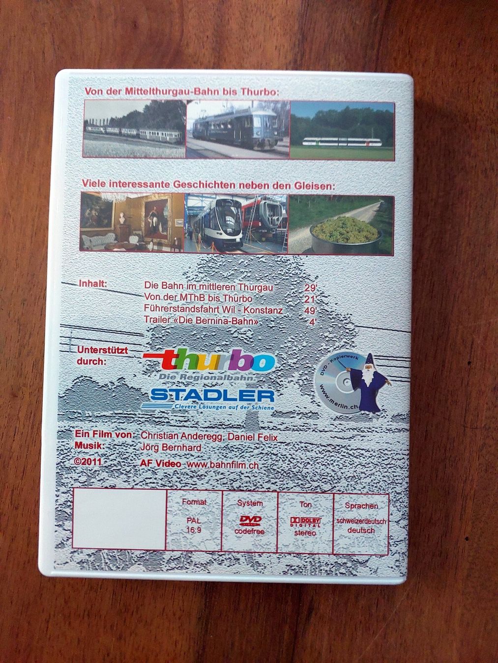 Tutti i DVDs: Die Bahn im mittleren Thurgau - DVD – Usato da Schönenwerd venduto da Steidi 2