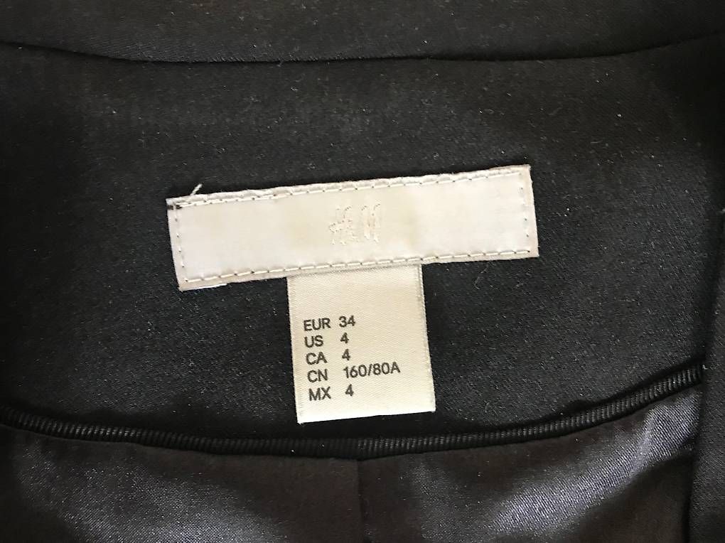 H&M Jacken: Blazer von H&M, Schwarz, Damen 34 – Gebraucht aus Aarwangen von arimiak 4