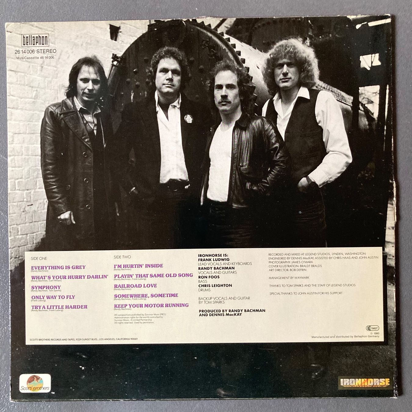 Dischi in vinile: Ironhorse - Everything Is Grey - LP – Usato da dachsen venduto da oheio 1