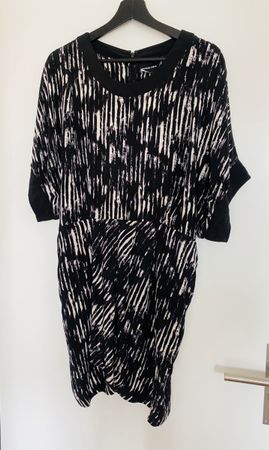 American Retro Tunika/ Robe 100% Seide/ Soie Gr.42