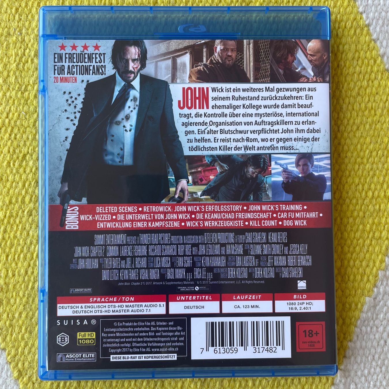 Alle DVDs: JOHN WICK-BLU RAY JOHN WICK2 – Gebraucht aus Rorschacherberg von CD-Roli 1