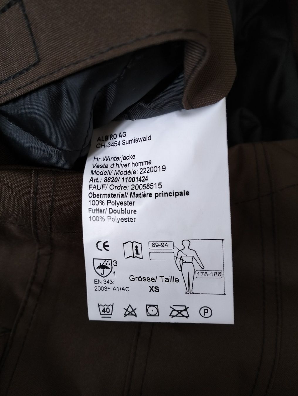 Wikland Jacken: Wattierte Jacke Wikland 8600 Gr. XS – Neu und originalverpackt aus Uerkheim von Kaufoption 8