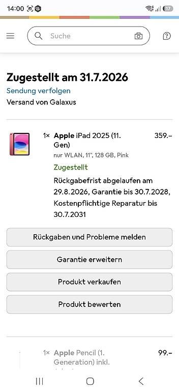 Apple Tablet PC: Apple iPad 11. Generation inkl. Case und Pencil – Usato da Mellingen venduto da roscfoto 3
