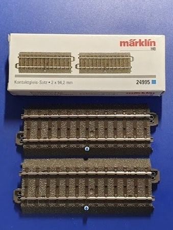 Märklin Kontaktgleis-Satz 24995 - 2 Gleise Für H0 Modelleisenbahn