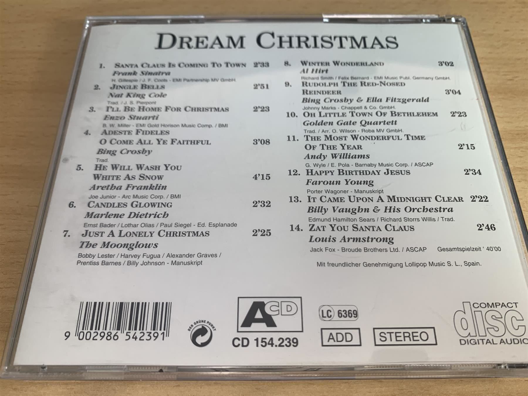 CD: Dream Christmas – Usato da Rikon im Tösstal venduto da Alpenmutz 1