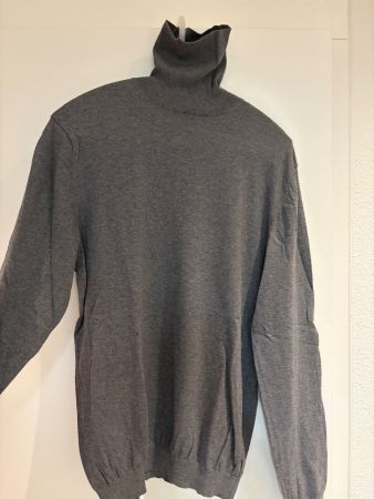 Herren Kaschmir Baumwolle Rollkragenpullover Massimo Dutti