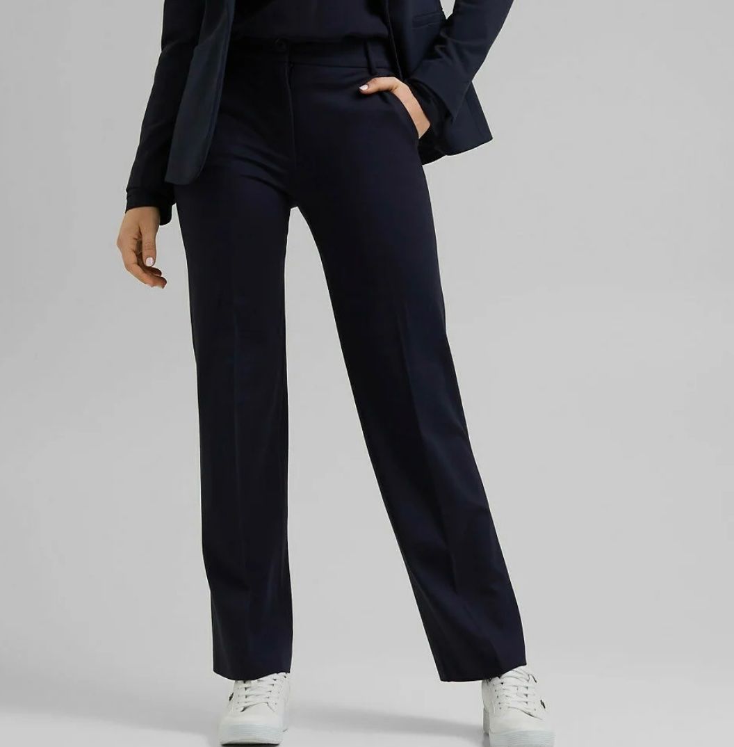 Esprit Pantaloni: Stoffhose von Esprit, dunkelblau, Gr. 38 – Nuovo (secondo la descrizione) da Zürich venduto da KEEPINSPIRED 3
