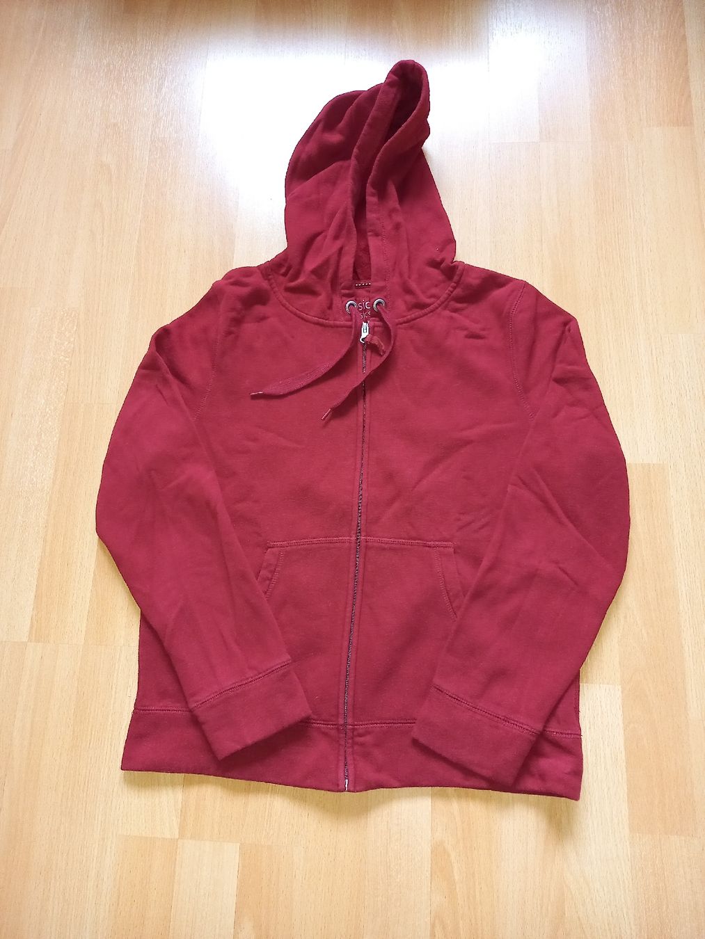 C&A Giacche: Dunkelrote Kapuzenjacke - Grösse M – Usato da St. Silvester venduto da Fabelliii