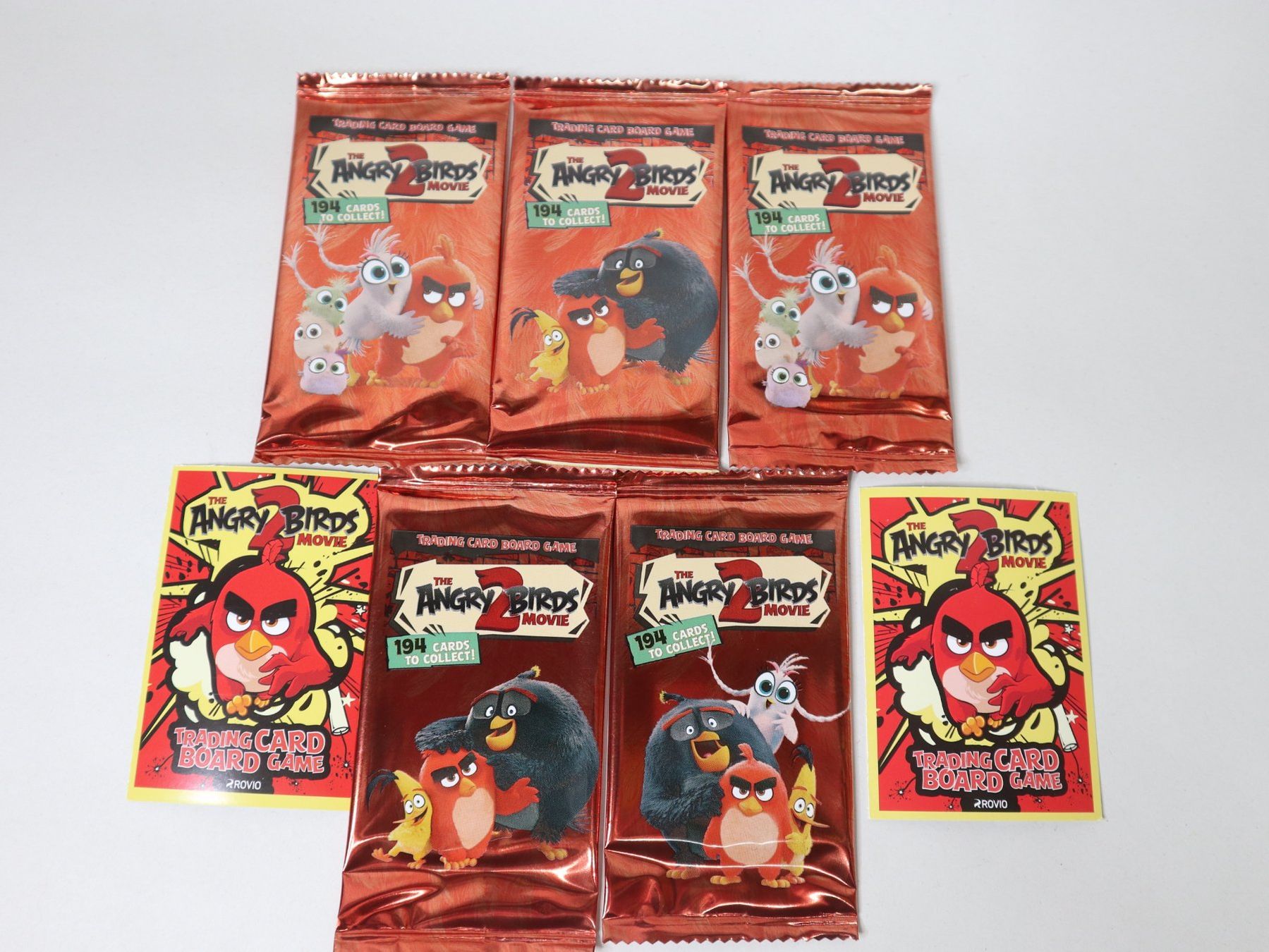 Carte collezionabili: 5 Booster Pack Angry Birds 2 Trading Cards – Nuovo e nell'imballaggio originale da Eschenbach SG venduto da Astalavista