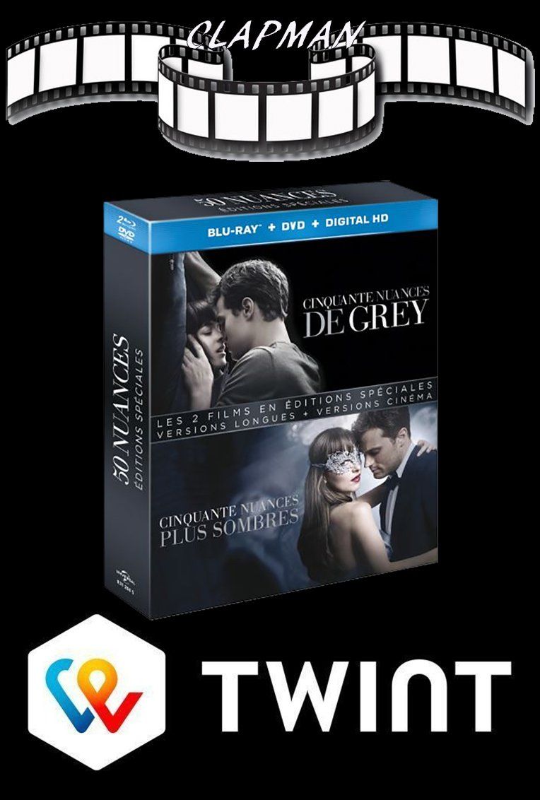 Alle DVDs: Coffret 50 Nuances de Grey et Plus Sombres Bluray – Neu und originalverpackt aus Bussigny von Clapman