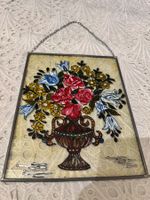 Bleiverglasung Fensterbild Glasmalerei 25cm