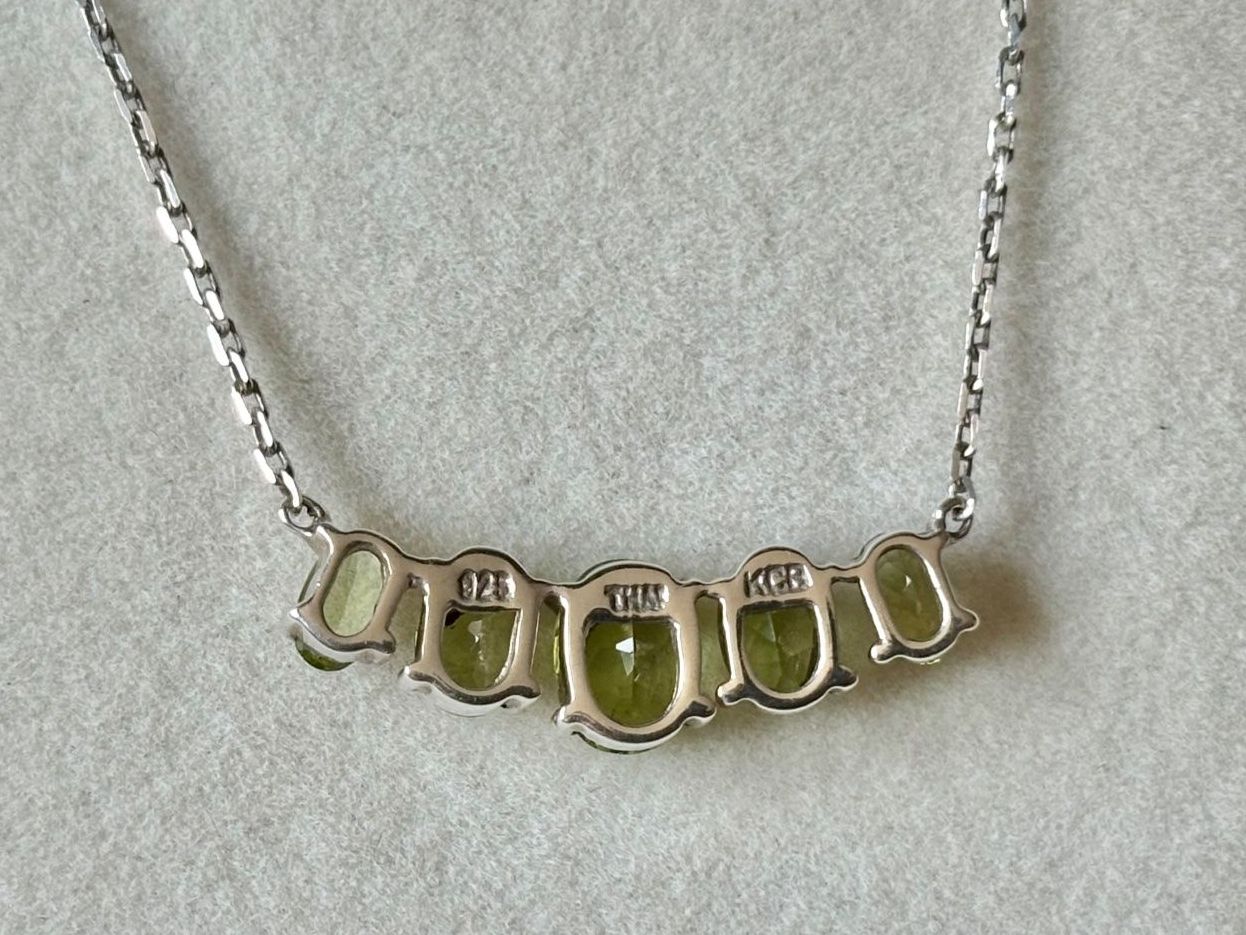 Pendentifs: Peridot Ketten-Anhänger, Silber 925 – Neuf (Voir description) à Brugg AG par lau_9rvy 3