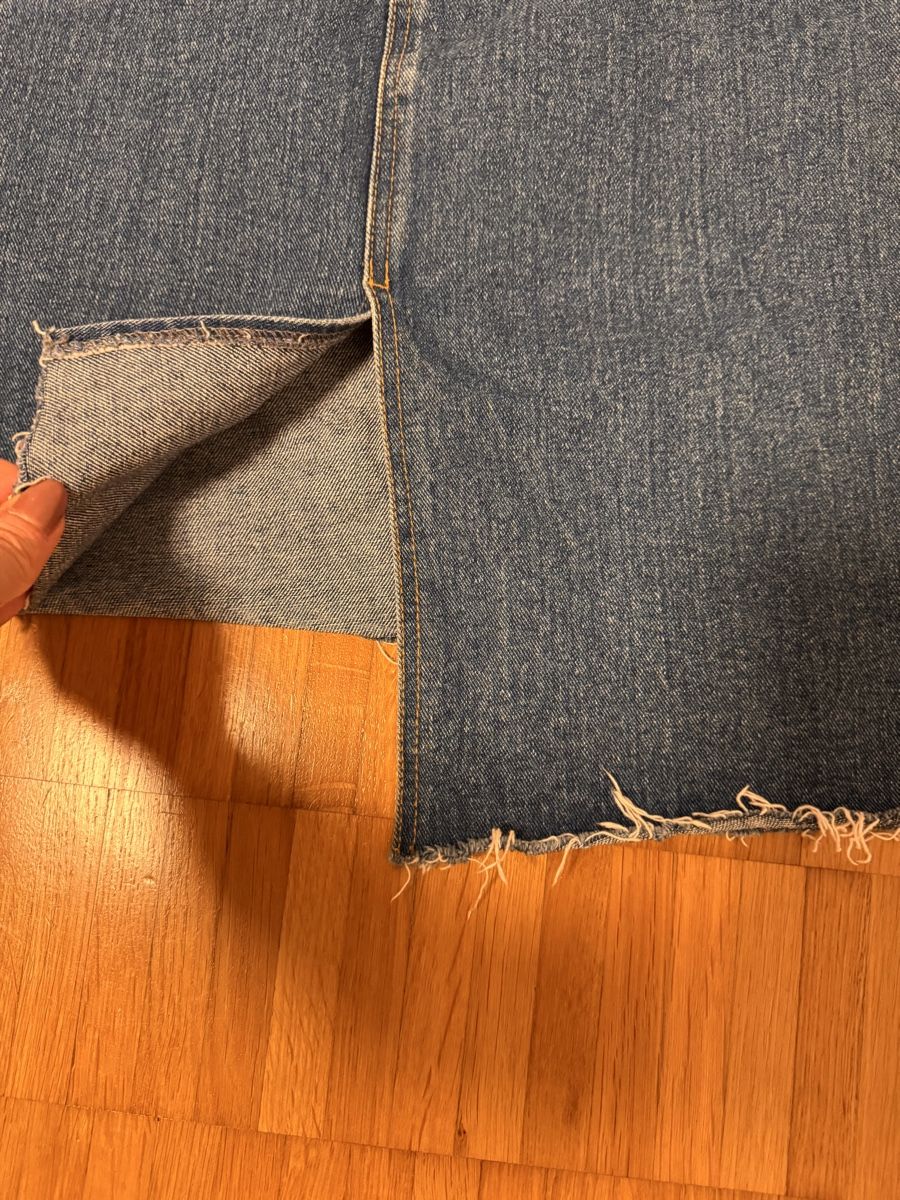 Röcke: Jeansrock Gr. 36, asymmetrisch, mit Schlitz – Gebraucht aus Jona von Good_luck1_ 4