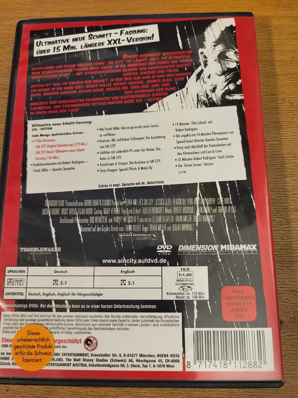 Tous les DVDs: DVD Sin City – D'occasion à Thun par Kissthis 1