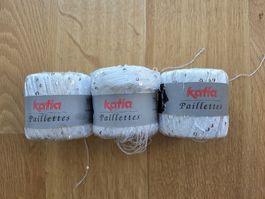 Katia Paillettes Glitzergarn, 3 Stk. ✨🧵🪡
