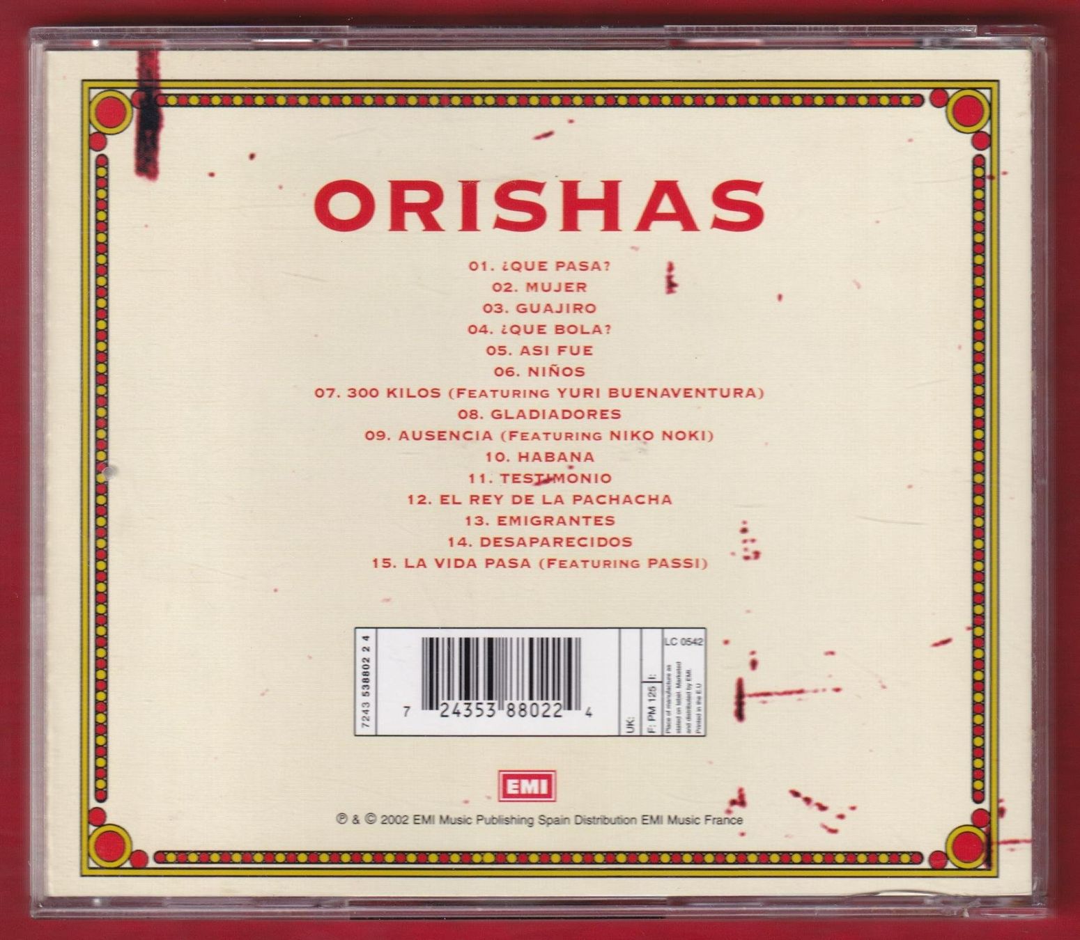 CD: Orishas - Emigrante (CD) – Usato da Zürich venduto da Pfluftl2000 1