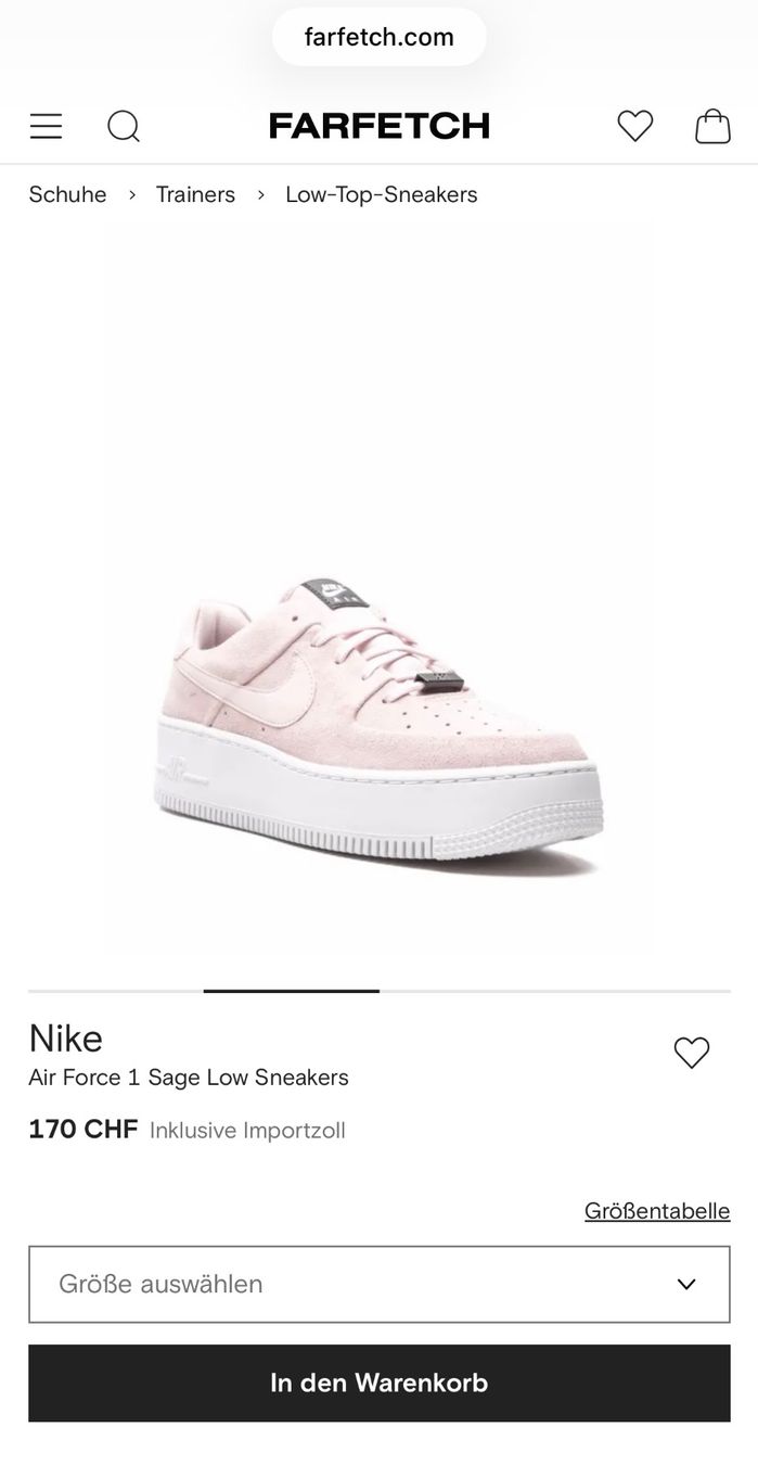 Nike Scarpe da donna: Air Force One Schuhe 36.5 NEU Wildleder – Nuovo (secondo la descrizione) da Dürrenäsch venduto da 1kirs 6