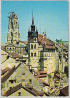 Fribourg, Hôtel de Ville et Cathédrale