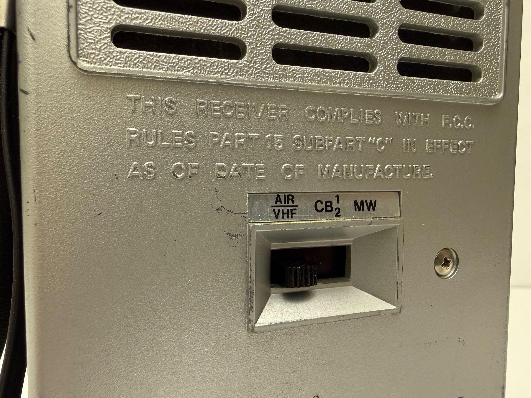 Radiocomunicazione: Cooler älterer Multikanalempfänger – Usato da Meilen venduto da Brandmanager 5