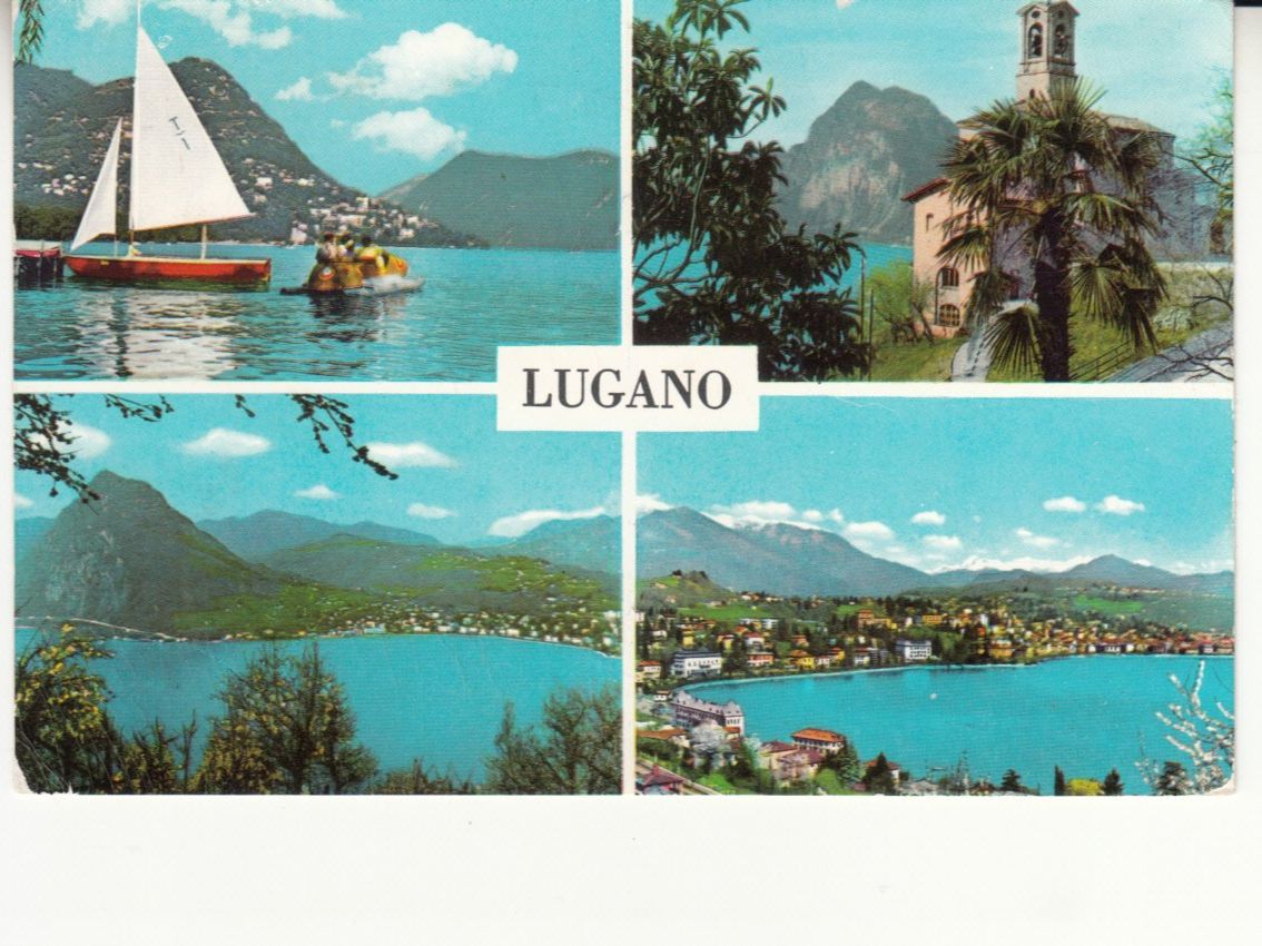 Ansichtskarten: Lugano 1960 – Gebraucht aus Bürglen TG von StampGraf