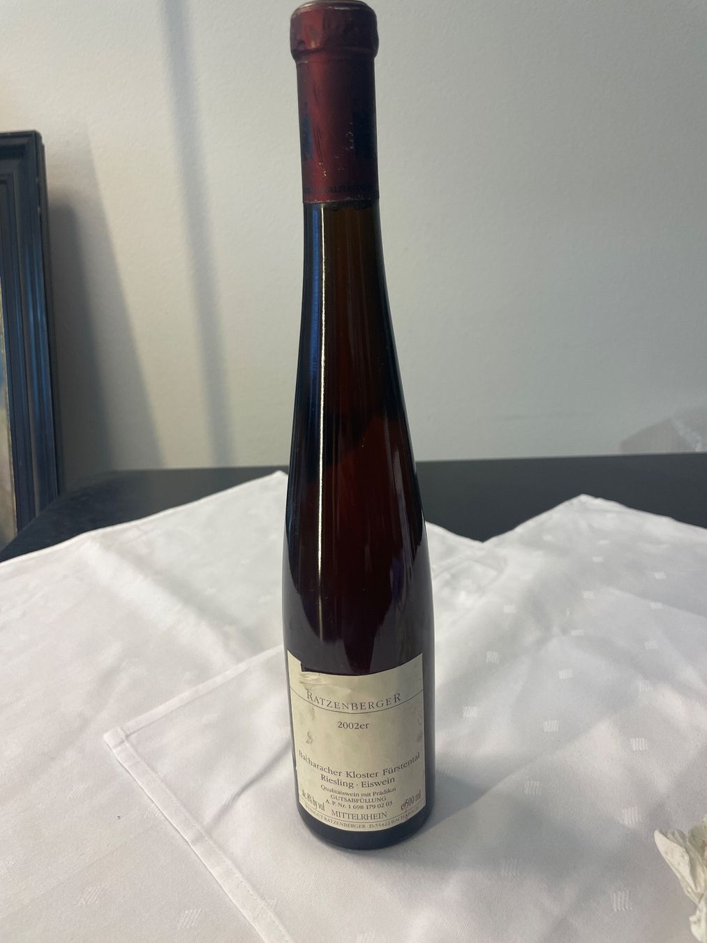 Vino: Ratzenberger Eiswein 2002 – Usato da Hölstein venduto da kolumbus1964