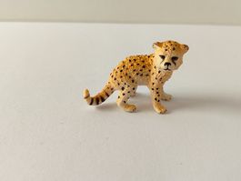 Schleich Gepard Baby Jungtier Wild Life Safari Raubtier