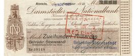 Rinteln 200 Mrd.Mark Stempel rot 8.11.1923 SS+-SS++