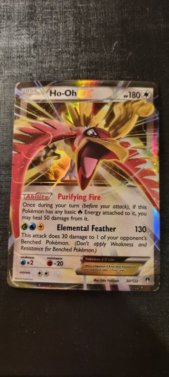 Ho-Oh EX - XY Breakpoint Pokémon card 92/122