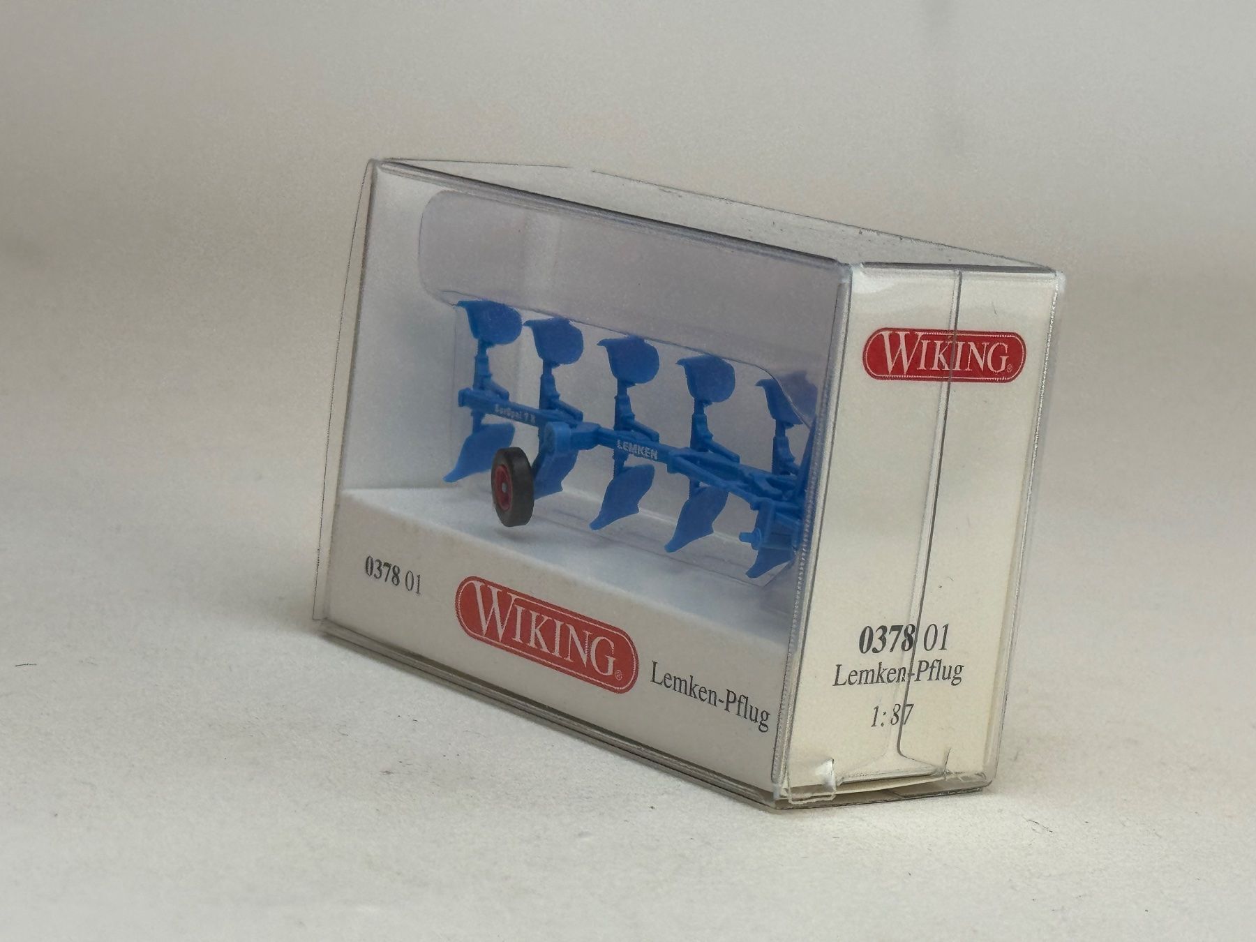 Wiking Modellini d'auto: HR-Wiking Lemken Pflug blau – Usato da Elm venduto da Wikmtz 1