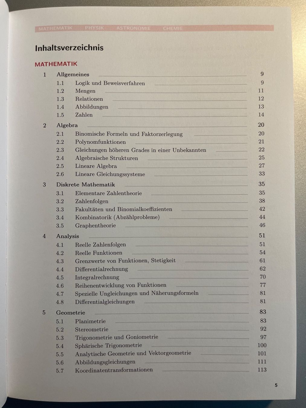 Bücher: Formeln Tabellen Begriffe, Formelsammlung mit Briefversand – Neu (gemäss Beschreibung) aus Unterägeri von flu_zp5d 3