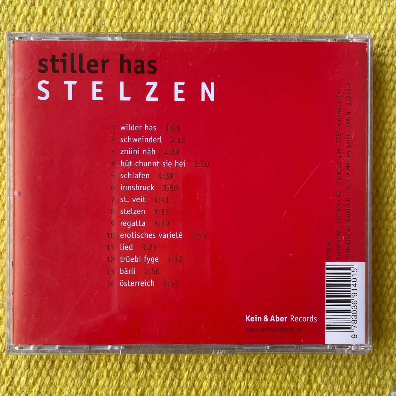 CDs: STILLER HAS-STELZEN – D'occasion à Rorschacherberg par CD-Roli 1