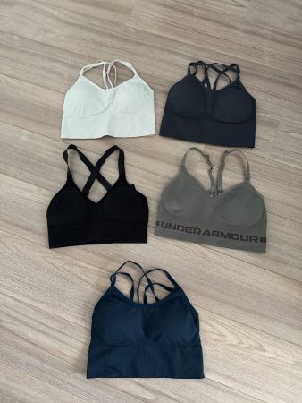 5 Stk. Damen Sport Tops Gr. S