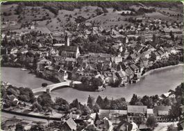 Laufenburg AG  Flugaufnahme Nr.1948  ,  1960