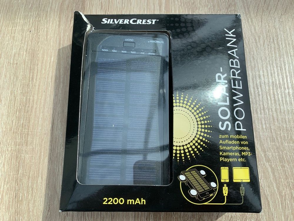 SILVERCREST SolarPowerbank SLS 2200 B2 Kaufen auf Ricardo