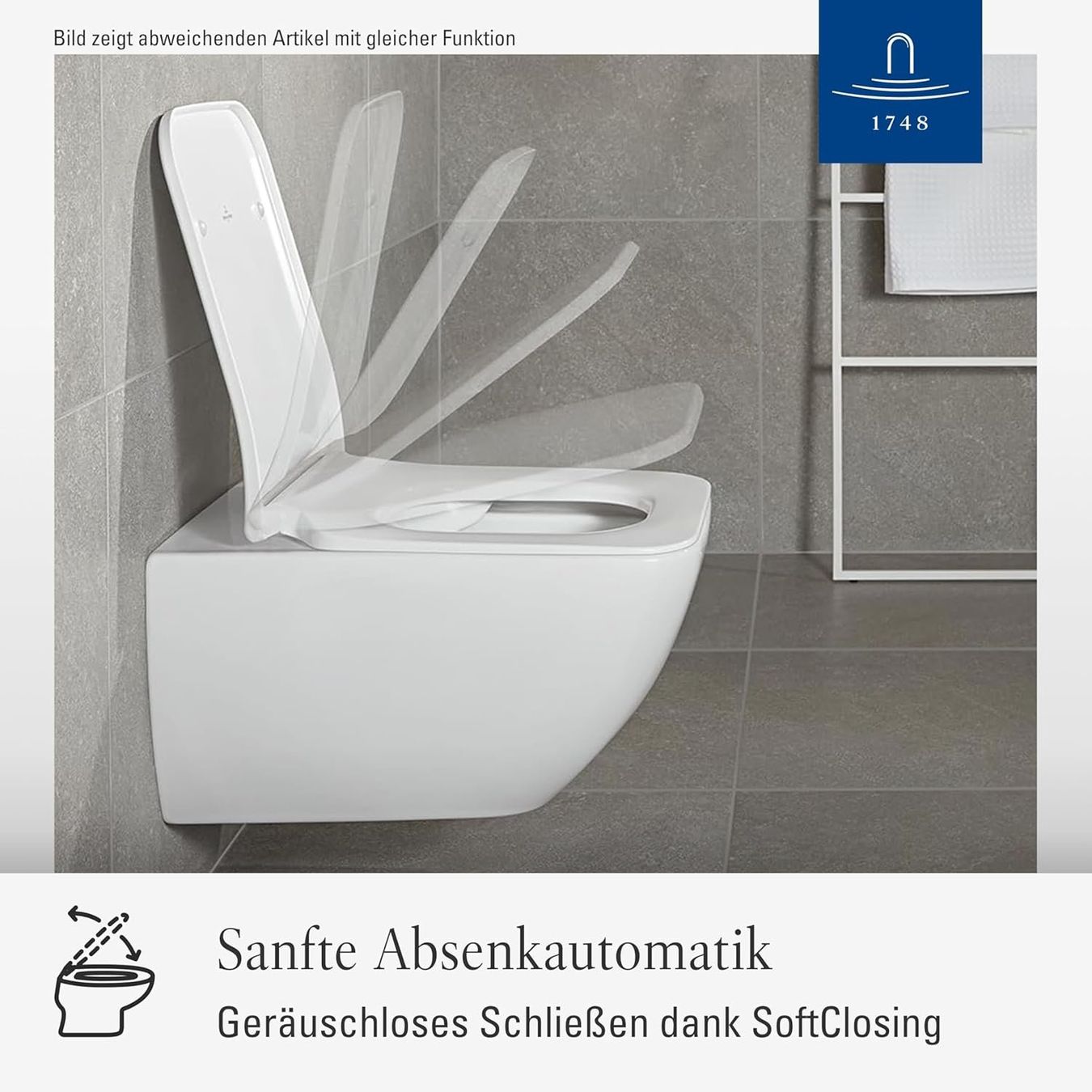 Villeroy & Boch WC: Villeroy & Boch Venticello Urinaldeckel SoftClose Weiss – Neuf avec emballage d'origine à Suhr par SchnapperCH 2