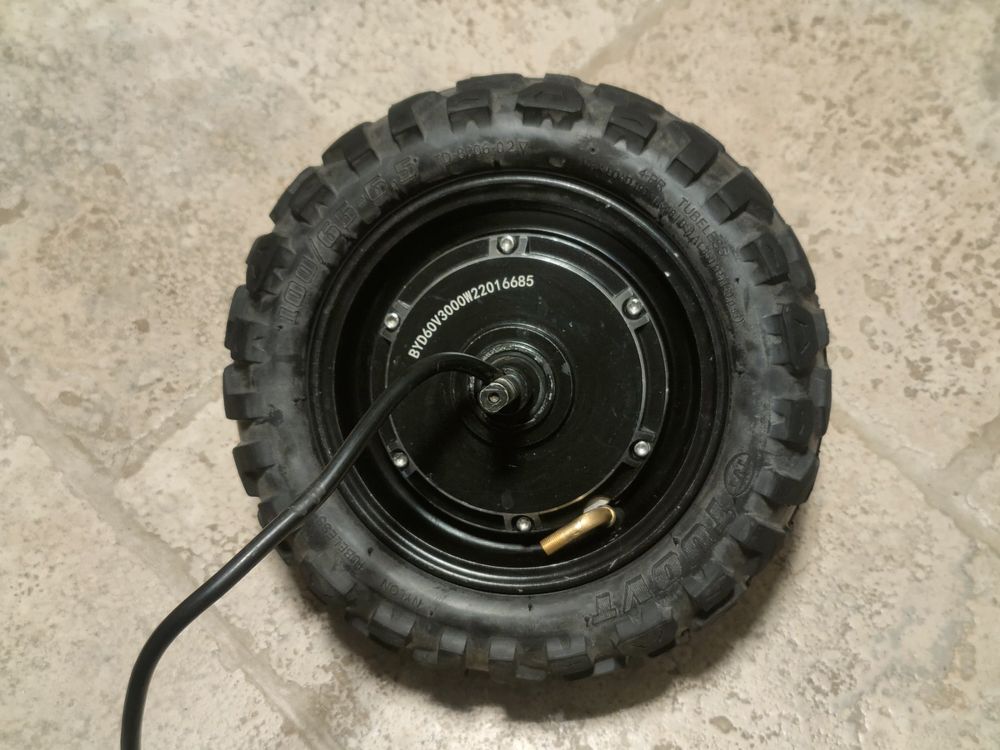Moteur moyeu de roue arrière électrique sans balais, 500W, 36V, 48V, 20
