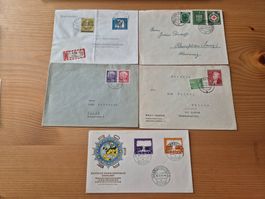 DE-Briefe gelaufen Zustand gemäss Bilder