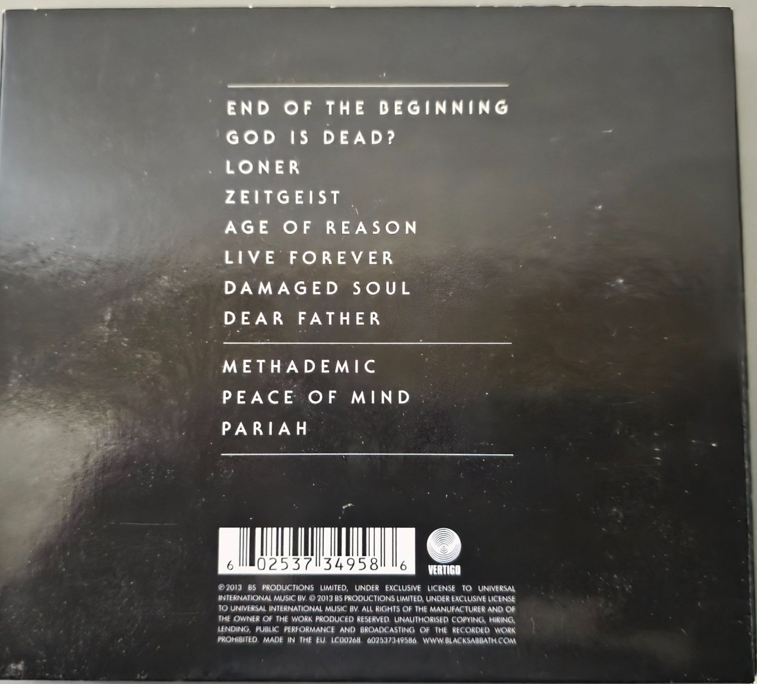 CDs: Black Sabbath DCD – 13 – D'occasion à Root par atelier22 2