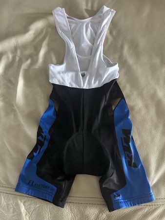 KTM Radhose mit Trägern blau/schwarz