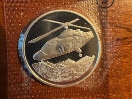 20 Franken Gedenkmünze, 2002, 50 Jahre Rettungsflugwacht