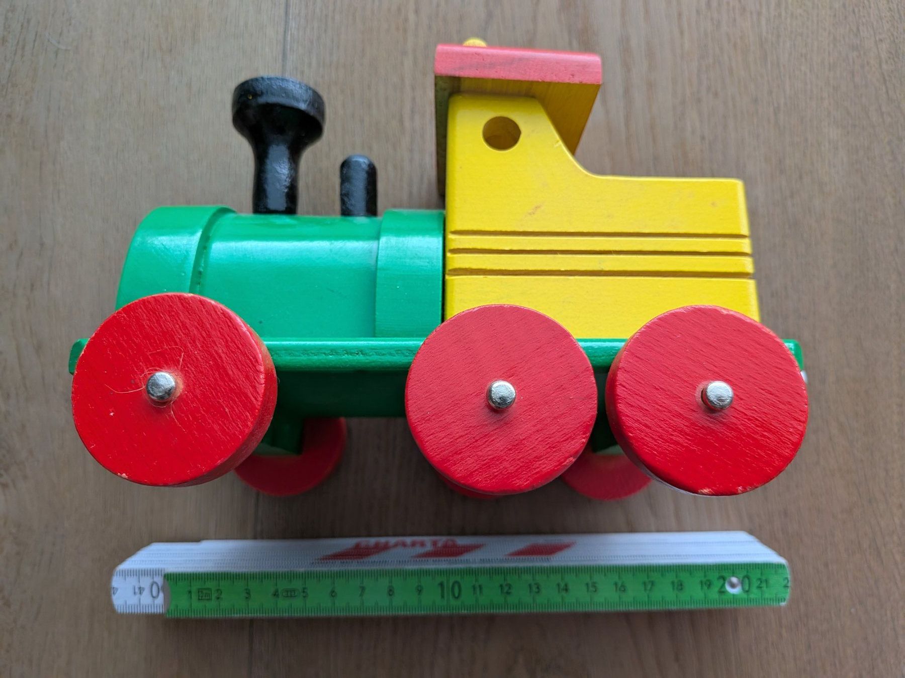 Giocattoli: 4-teilige Holzeisenbahn ca. 80cm – Usato da Port venduto da gecotom 2