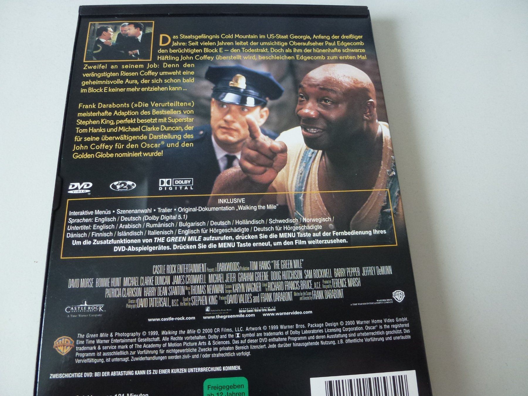Tutti i DVDs: The Green Mile  (DVD) – Nuovo (secondo la descrizione) da Bern venduto da Frebo 1