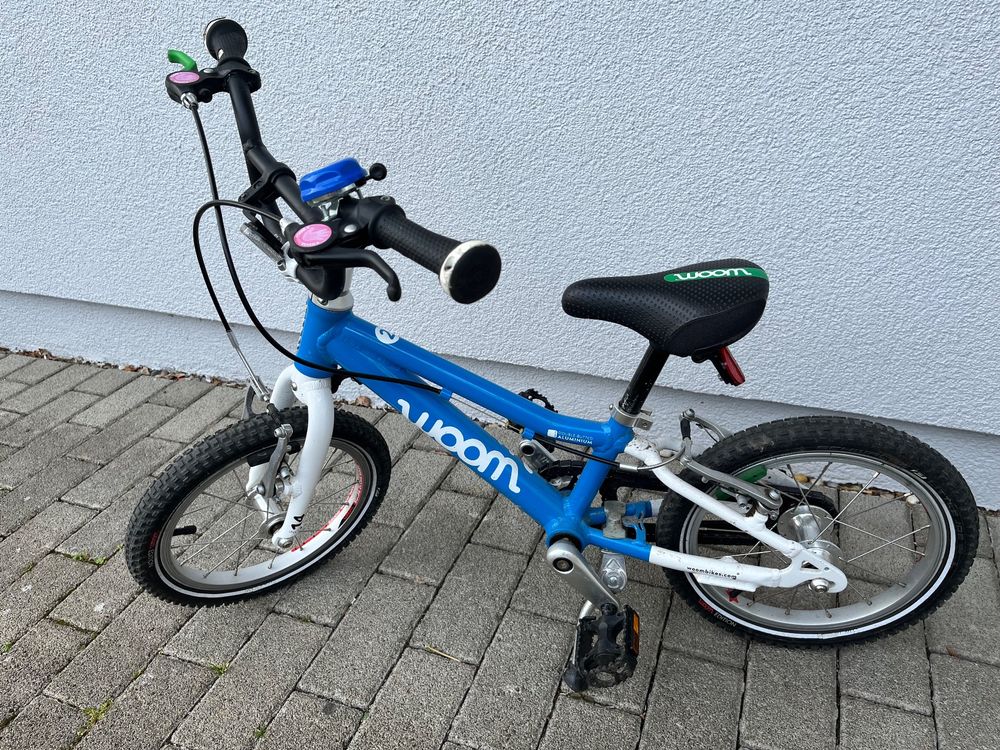 Woom 2 Kinderfahrrad 14 Zoll blau Kaufen auf Ricardo