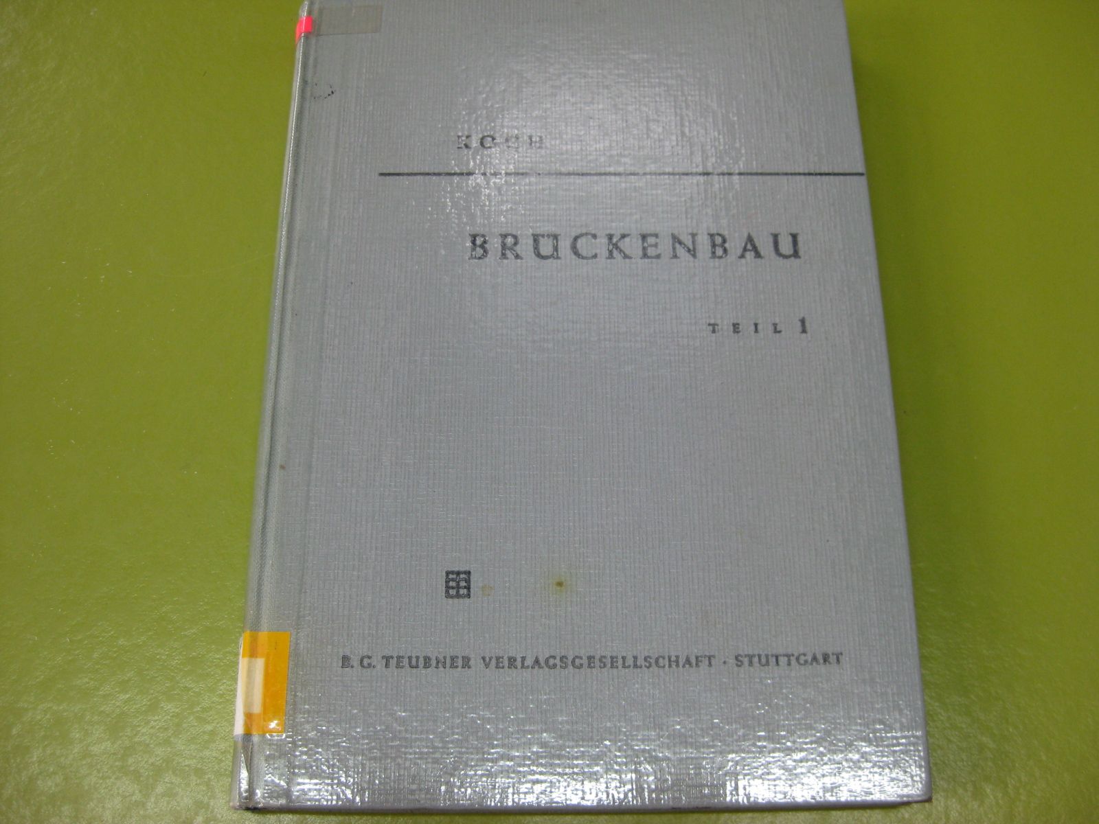 Bücher: Brückenbau Teil 1 – Gebraucht aus Malters von Marosko