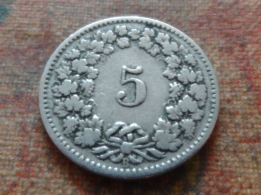 Tutti le monete: 5 Rp. 1906  (B) – Usato da Romanel-sur-Lausanne venduto da Swift13 1