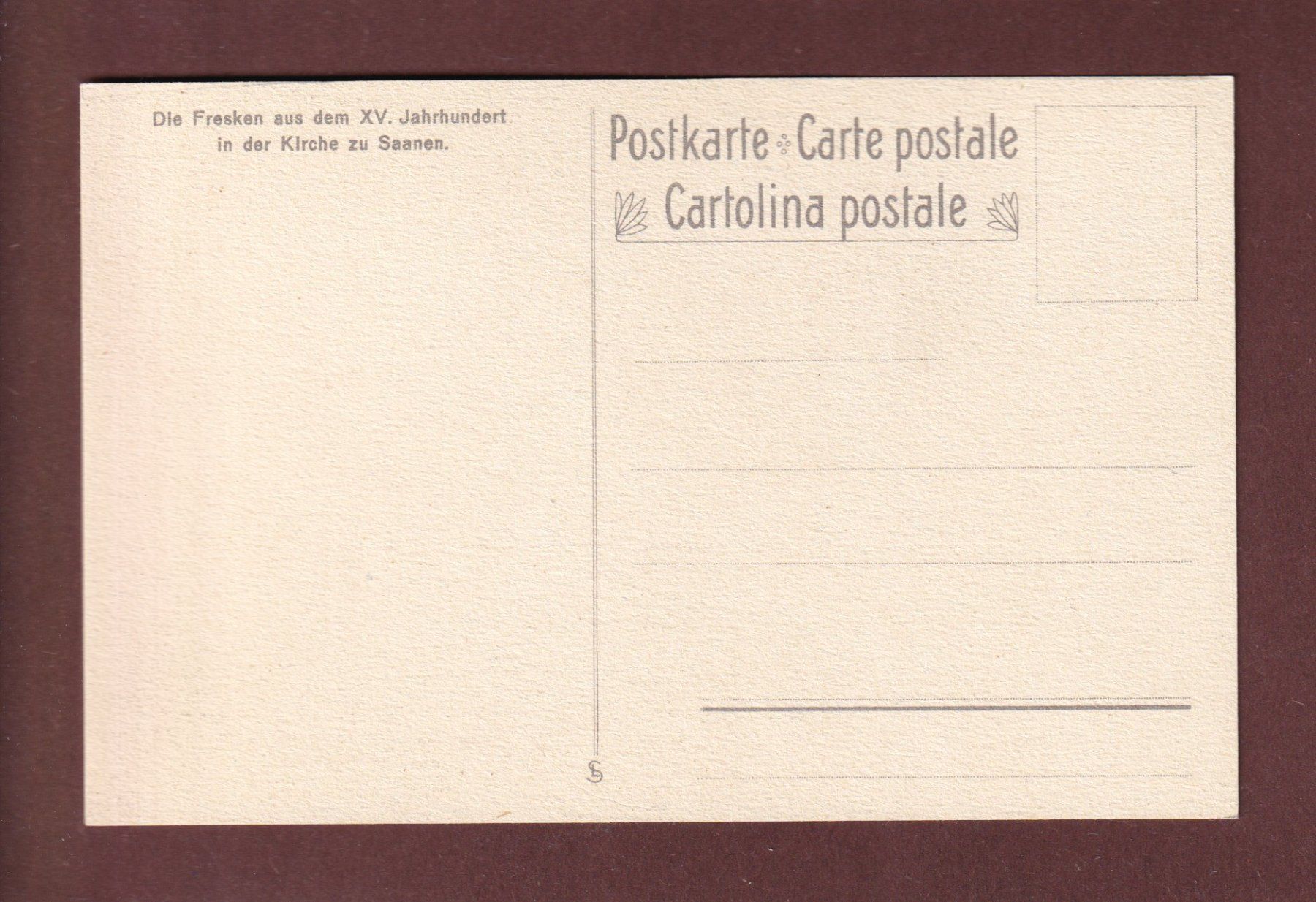 Cartoline postali: Kirche zu SAANEN – Usato da Pully venduto da nicecards-shop 1