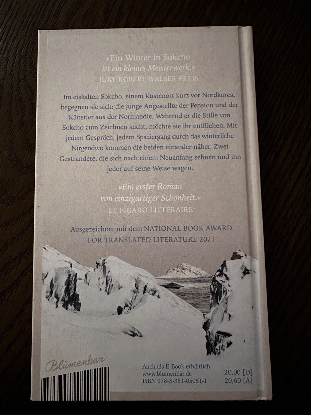 Livres: Winter Roman: Ein Winter in Sokcho - Buch – D'occasion à Haldenstein par enie123 1